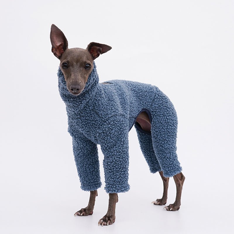 Plush Fleece Italian Greyhound Onesie