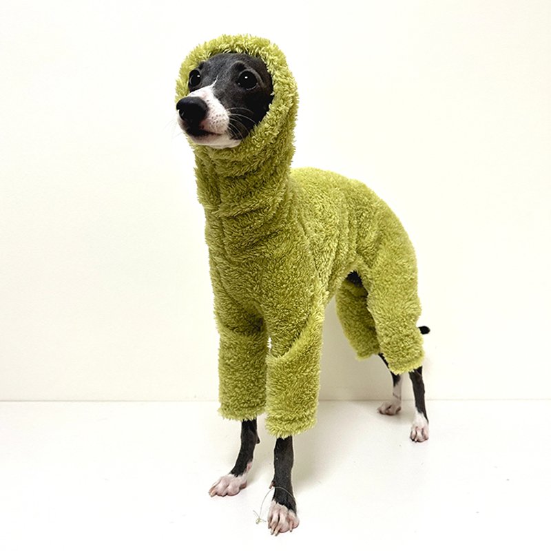 Warm Plush Italian Greyhound Dog Jumpsuit