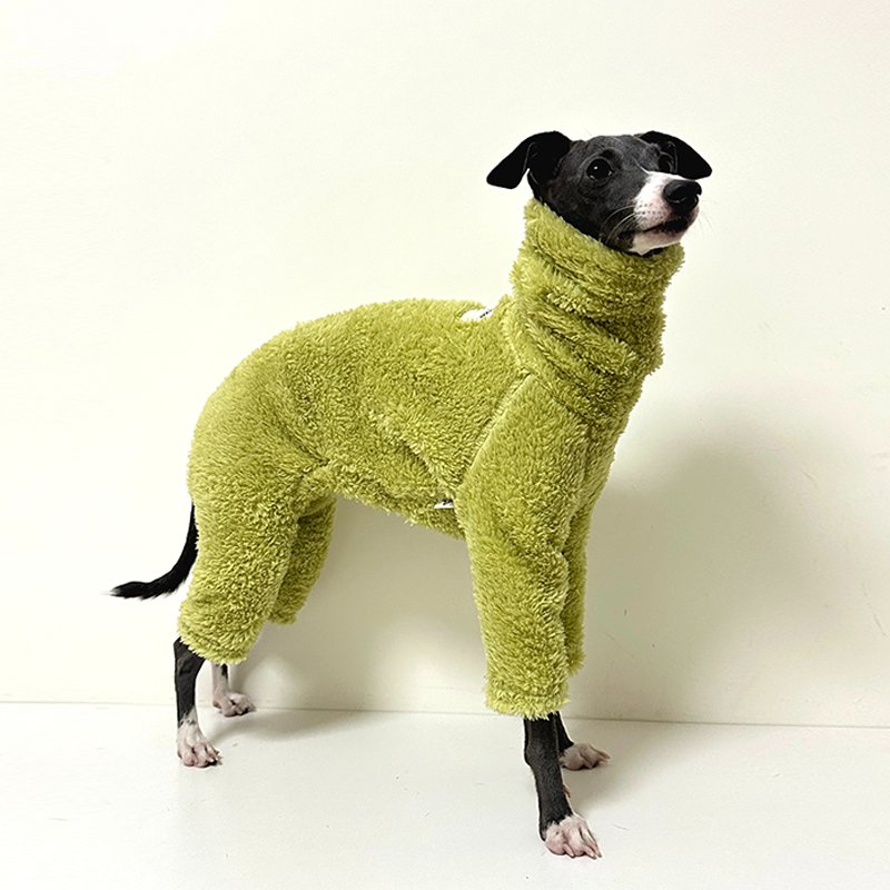 Warm Plush Italian Greyhound Dog Jumpsuit