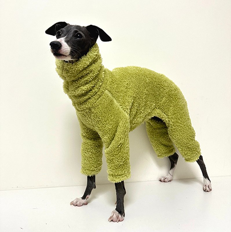 Warm Plush Italian Greyhound Dog Jumpsuit