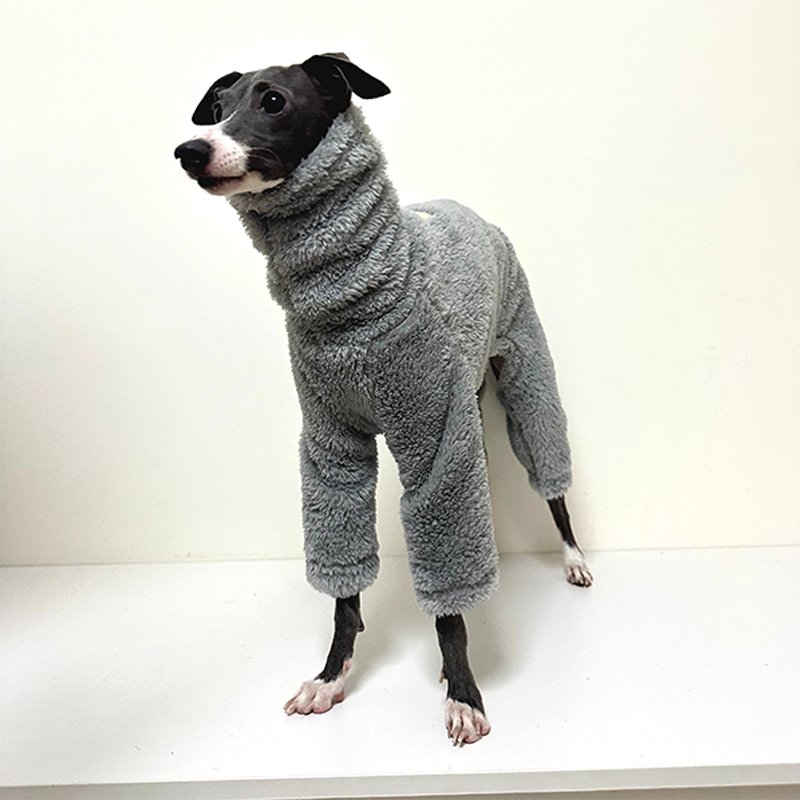 Luxurious Plush Fleece Italian Greyhound Dog Jumpsuit