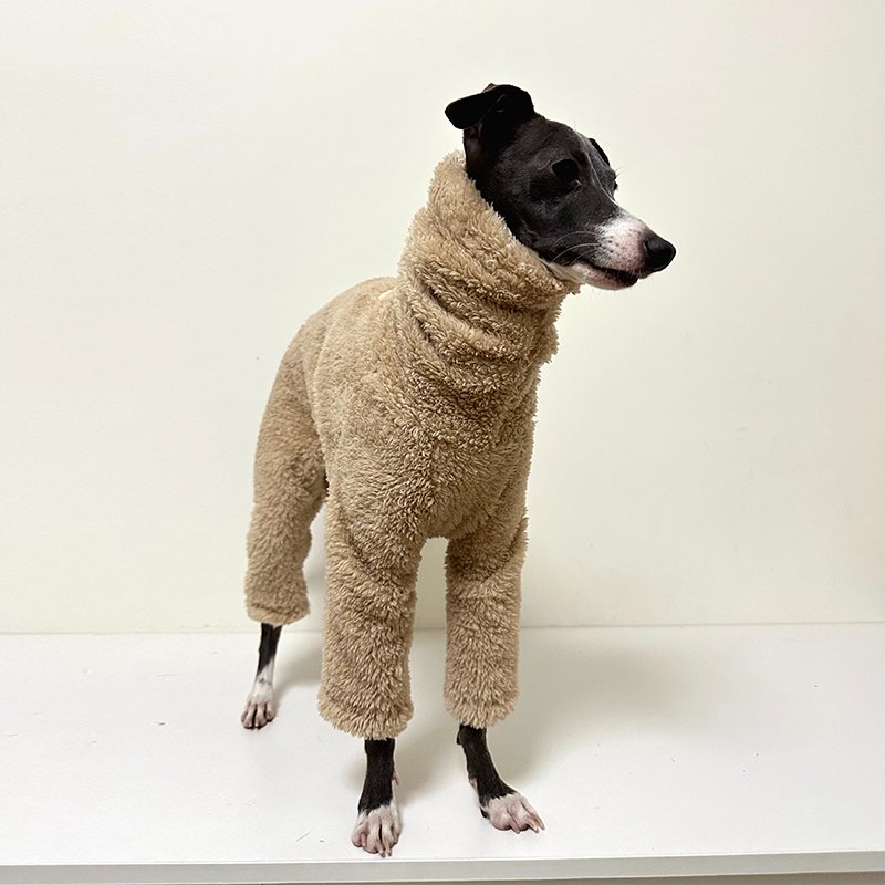 Winter Plush Fleece Italian Greyhound Jumpsuit