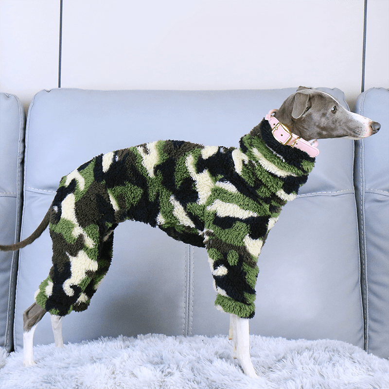 Warm Fleece Italian Greyhound Dog Onesie