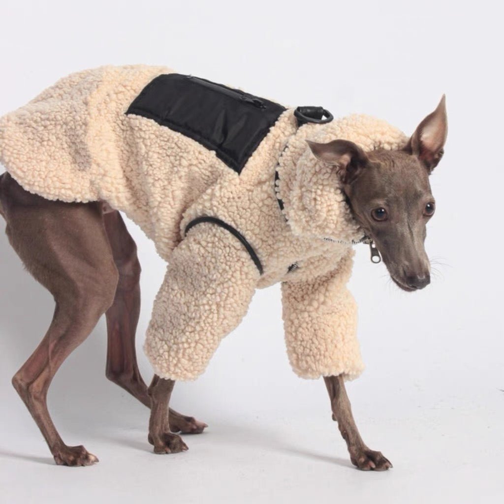 Fleece Reversible Italian Dog Jacket
