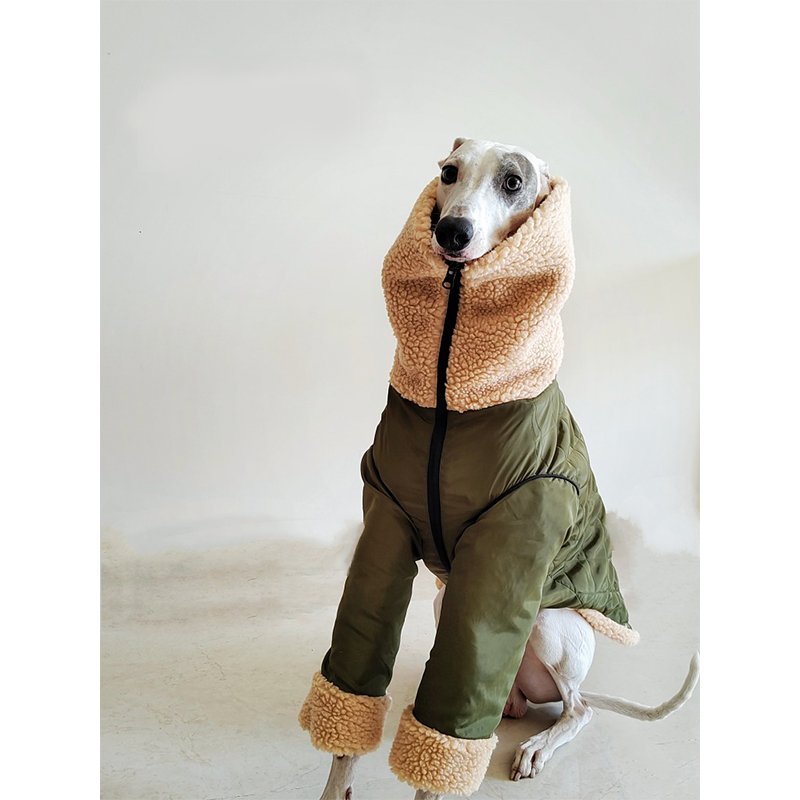 Fleece Reversible Italian Dog Jacket