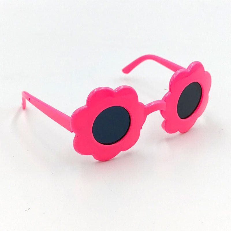Stylish Flower Shape Pet Glasses