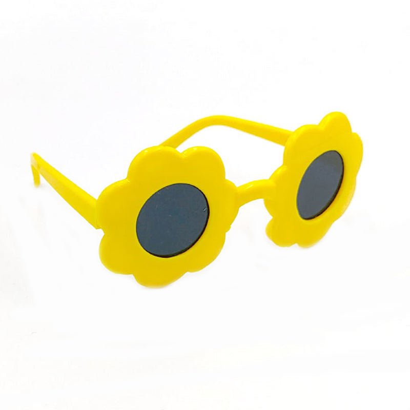 Stylish Flower Shape Pet Glasses