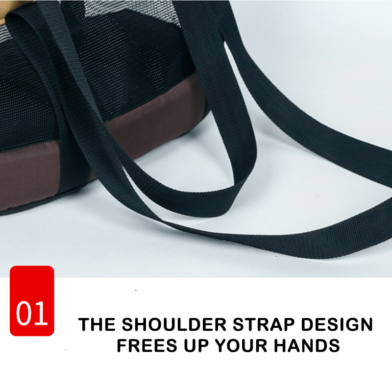 Foldable Breathable Mesh Pet Carrier