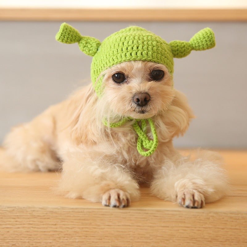Funny Knit Dog Cat Hat