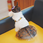 Halloween Dog Costume Witch Cloak