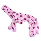 Heart Pattern Outfit for Italian Greyhound Whippet Dog Clothes