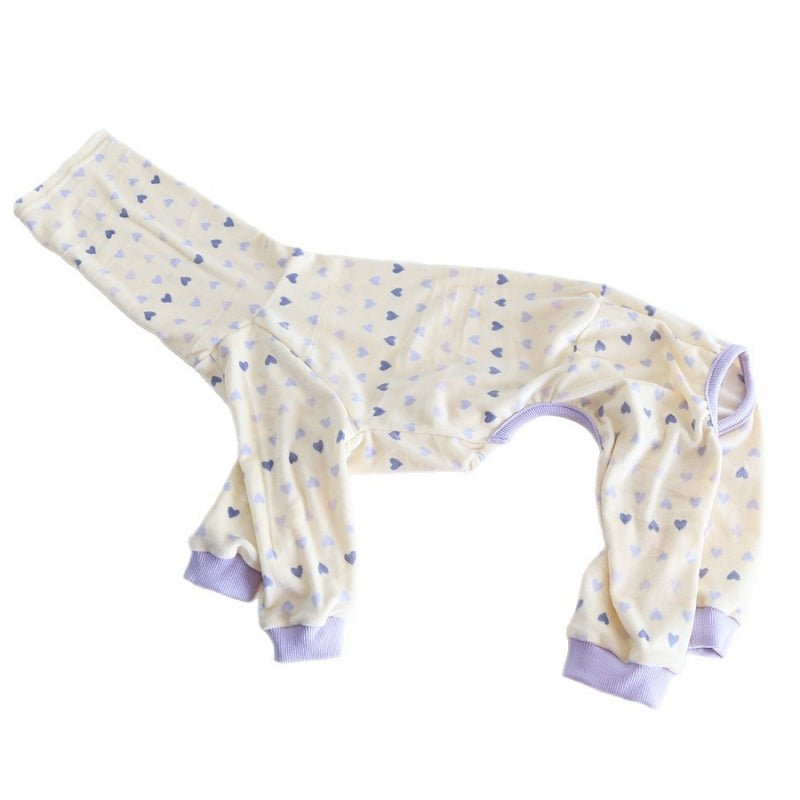 Heart Print Outfit for Italian Greyhound Whippet Dog Clothes