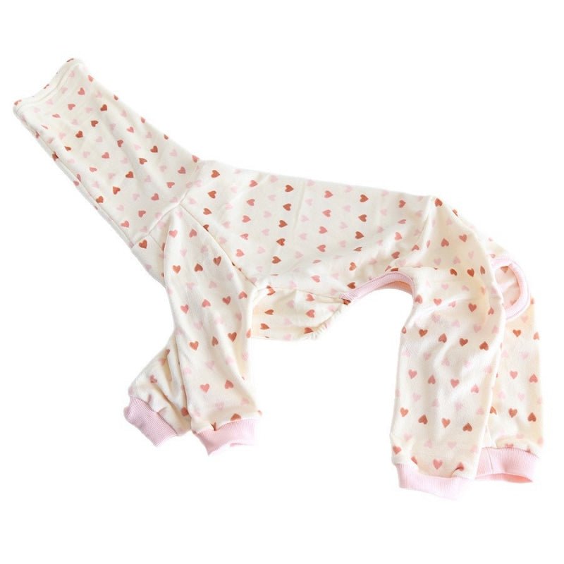 Heart Print Outfit for Italian Greyhound Whippet Dog Clothes