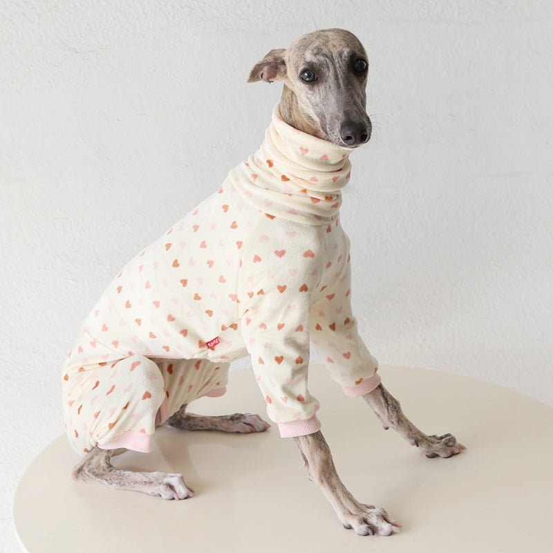 Heart Print Outfit for Italian Greyhound Whippet Dog Clothes