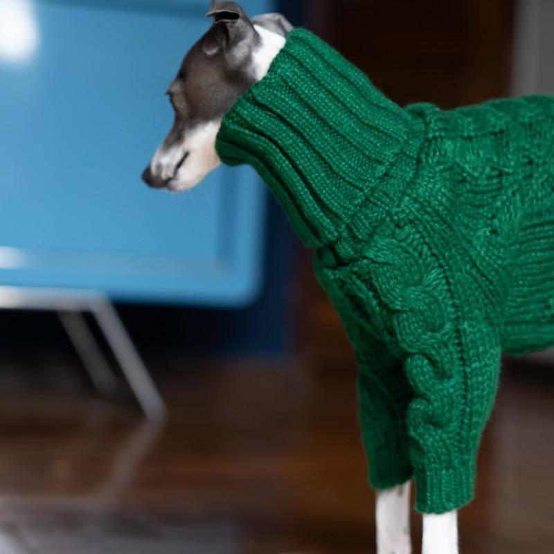Warm Italian Greyhound Knitted Sweater