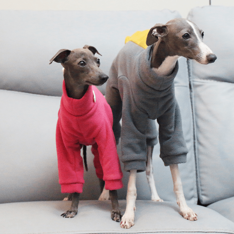Warm Fleece Italian Greyhound Onesies
