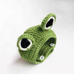 Hand Knitted Frog Pet Hat
