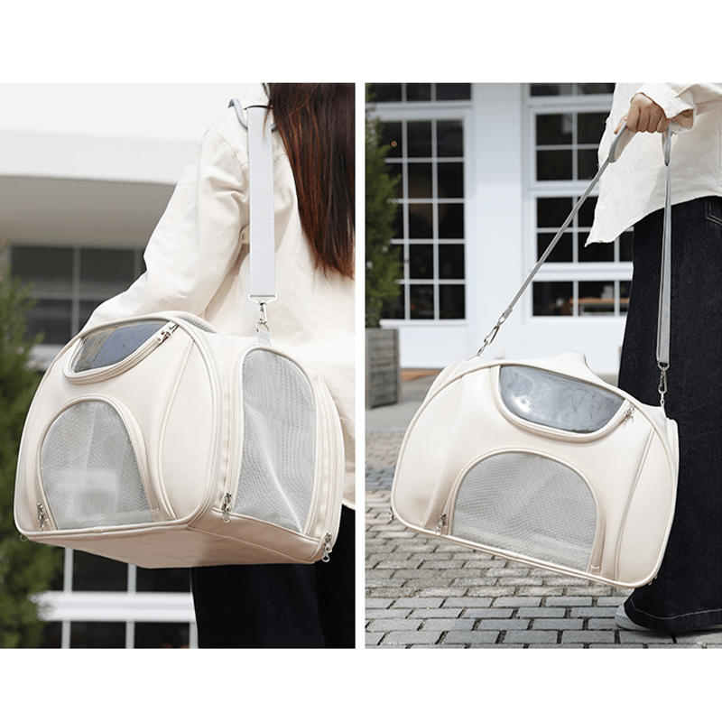 Large Capacity Travel Trolley Backpack Pet Carrier