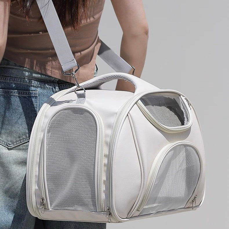 Large Capacity Travel Trolley Backpack Pet Carrier