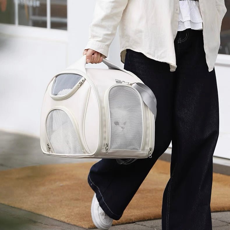 Large Capacity Travel Trolley Backpack Pet Carrier