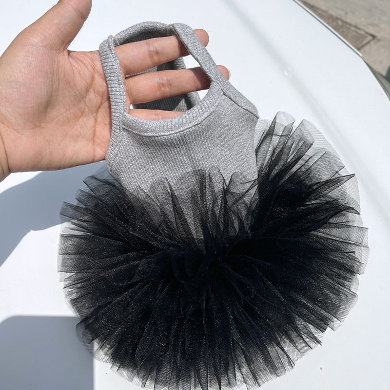 Layered Mesh Princess Cat Dress