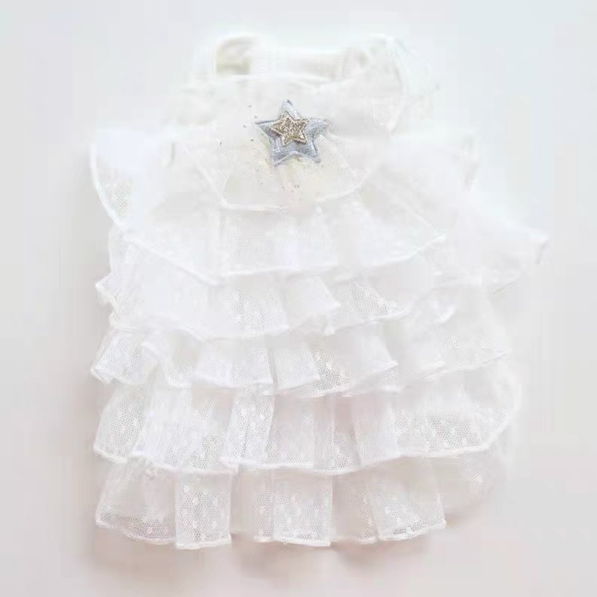 Lightweight Layered Lace Dog Dress