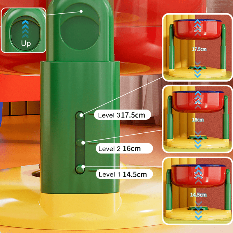 Adjustable Liftable Pet Bowl Dogs Cats