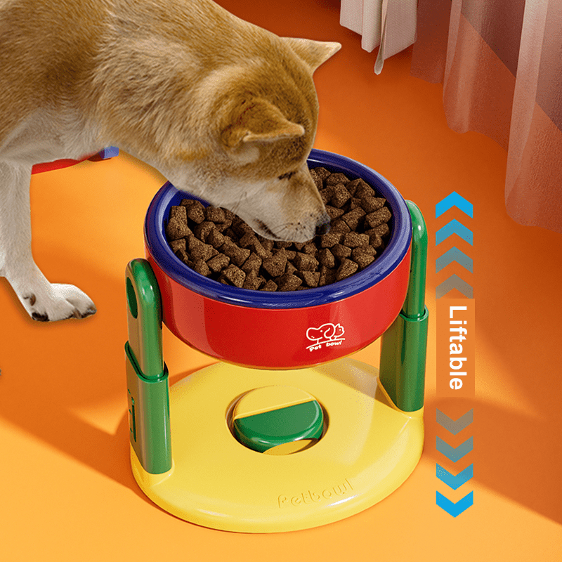 Adjustable Liftable Pet Bowl Dogs Cats