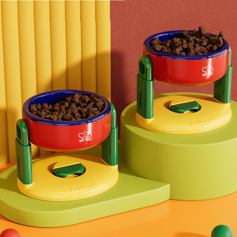 Adjustable Liftable Pet Bowl Dogs Cats