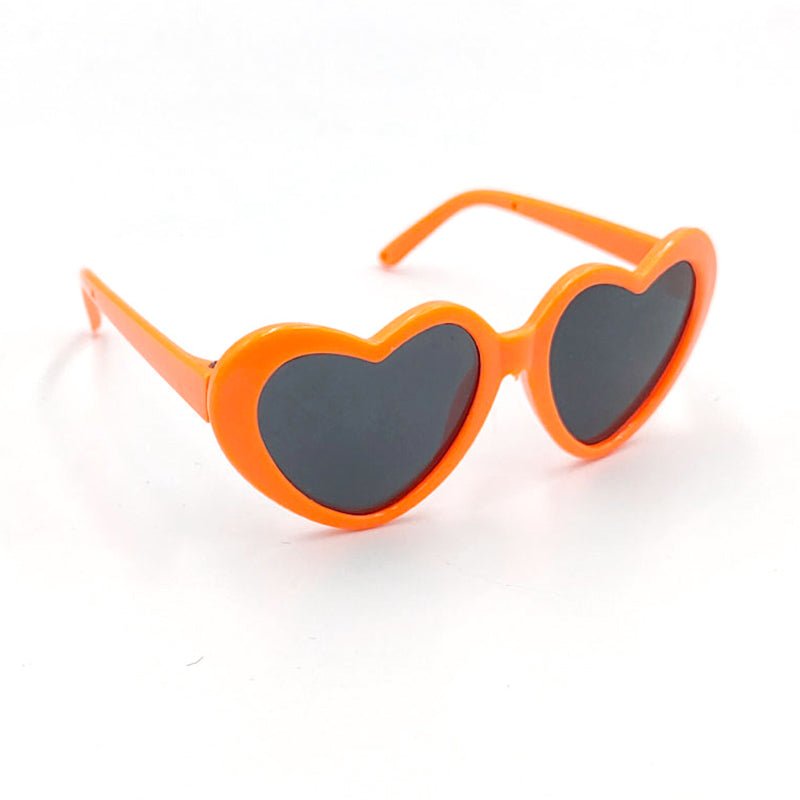 Retro Heart Shape Pet Glasses