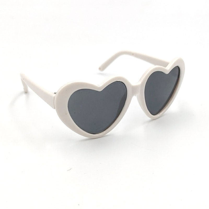 Retro Heart Shape Pet Glasses