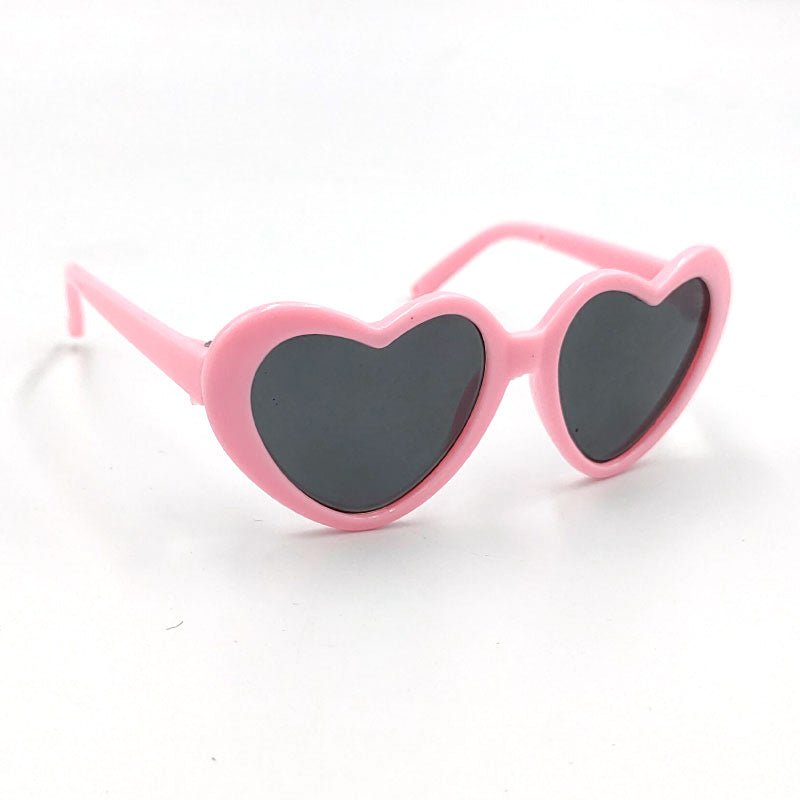 Retro Heart Shape Pet Glasses
