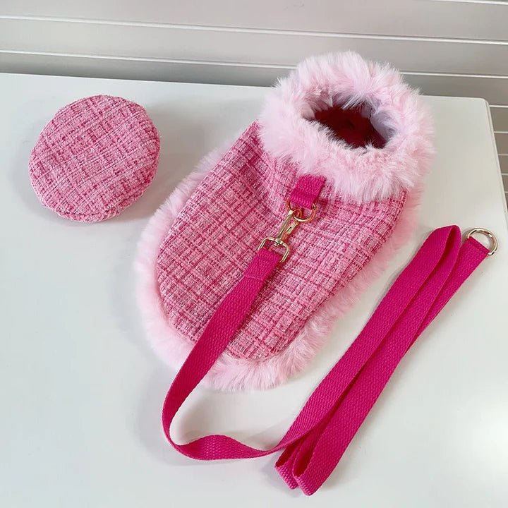 Luxurious Chanel Tweed Dog Cape Coat