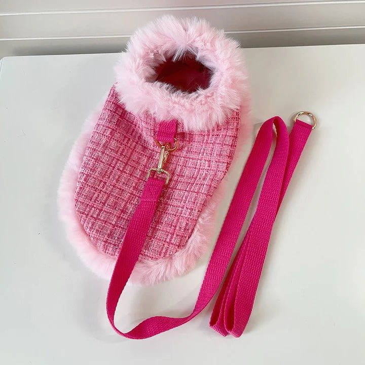 Luxurious Chanel Tweed Dog Cape Coat