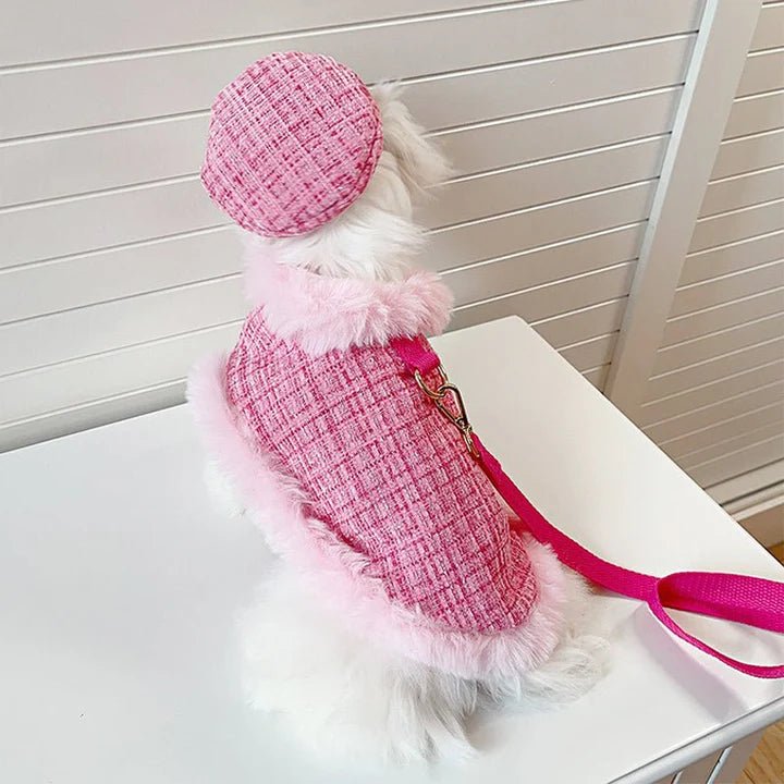 Luxurious Chanel Tweed Dog Cape Coat