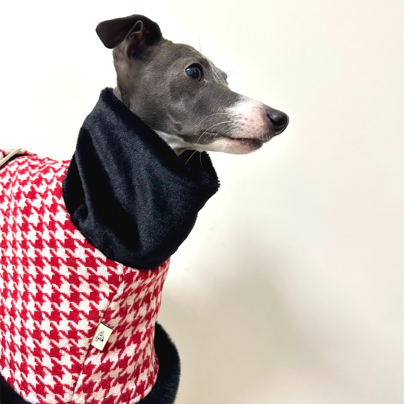 Luxury Faux Fur Tweed Greyhound Jacket