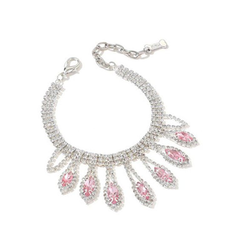 Luxurious Diamond Pendant Dog Cat Collar