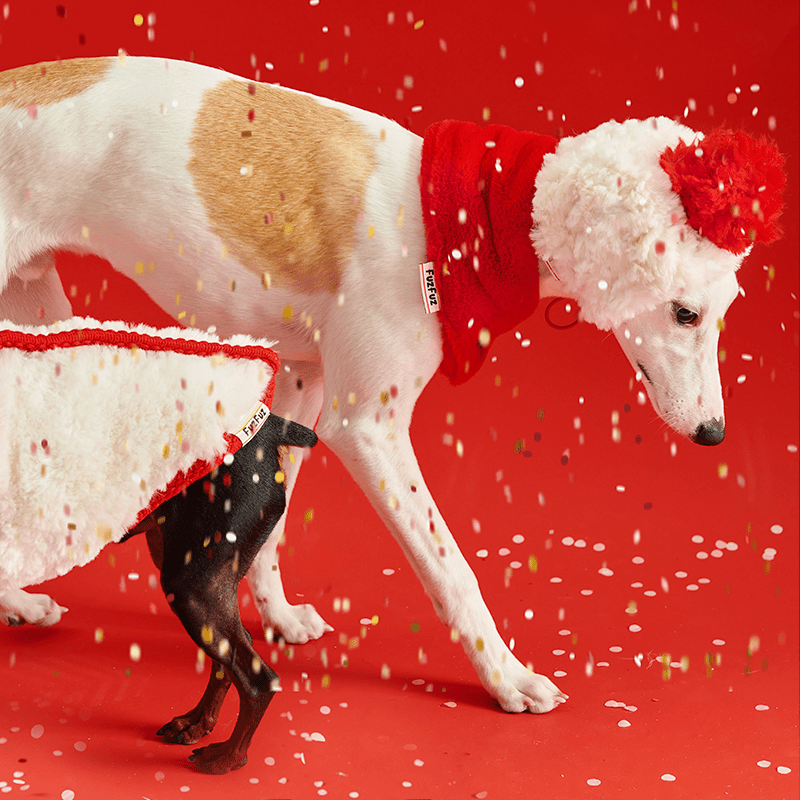 Stylish Red Italian Dog Fleece Vest