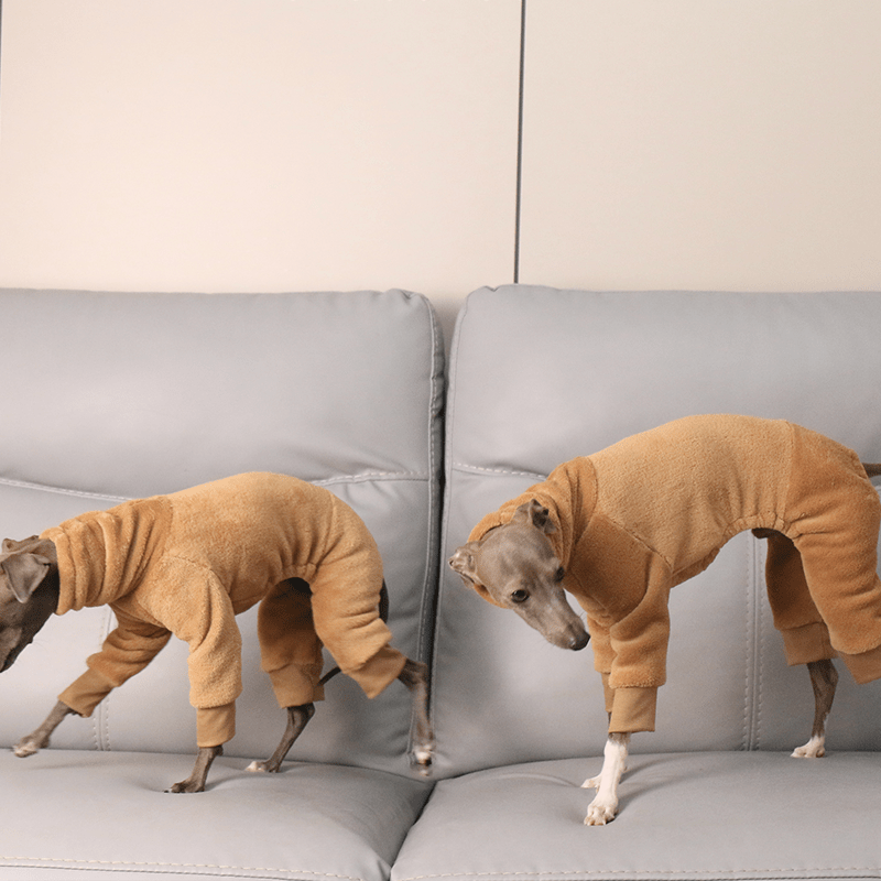 Warm Fleece Whippet Dog Clothing