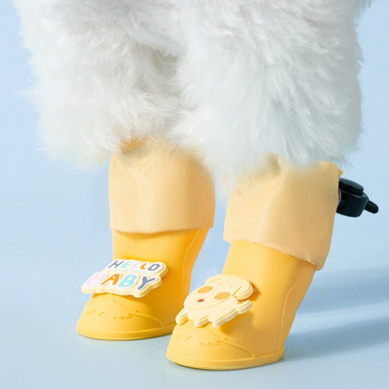 Waterproof Small Dog Rain Boots