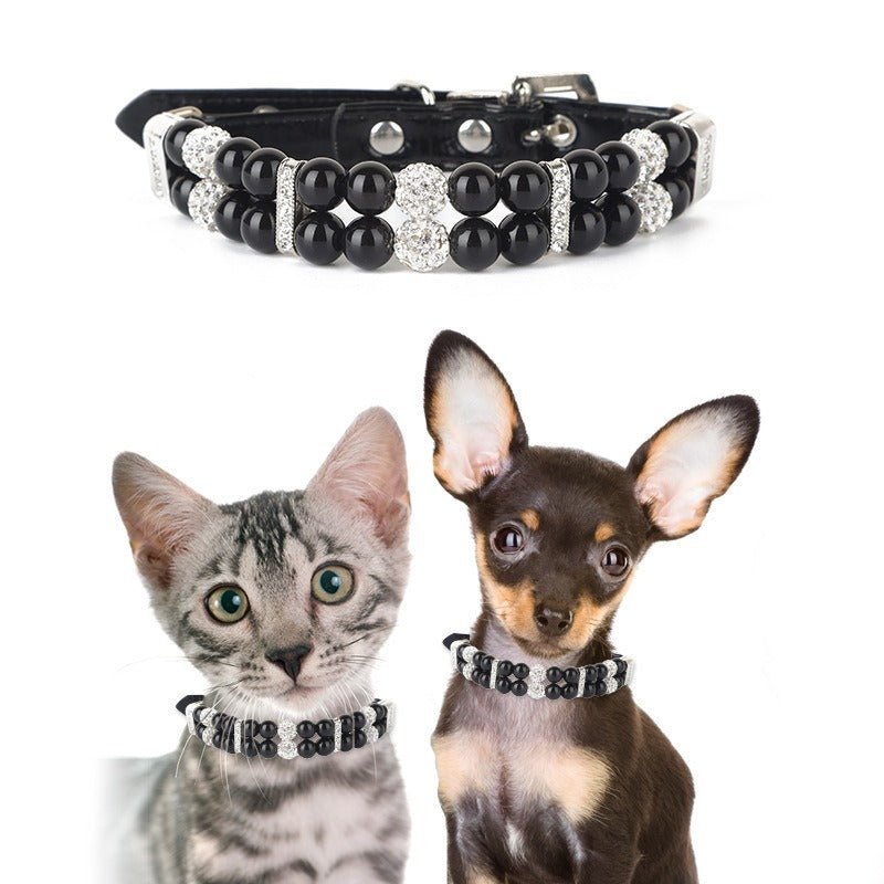 Fashionable Small Dog Pearl Collar
