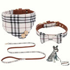Stylish Dog Bandana Collar Set