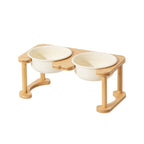 Durable Stainless Steel Cat Double Bowl