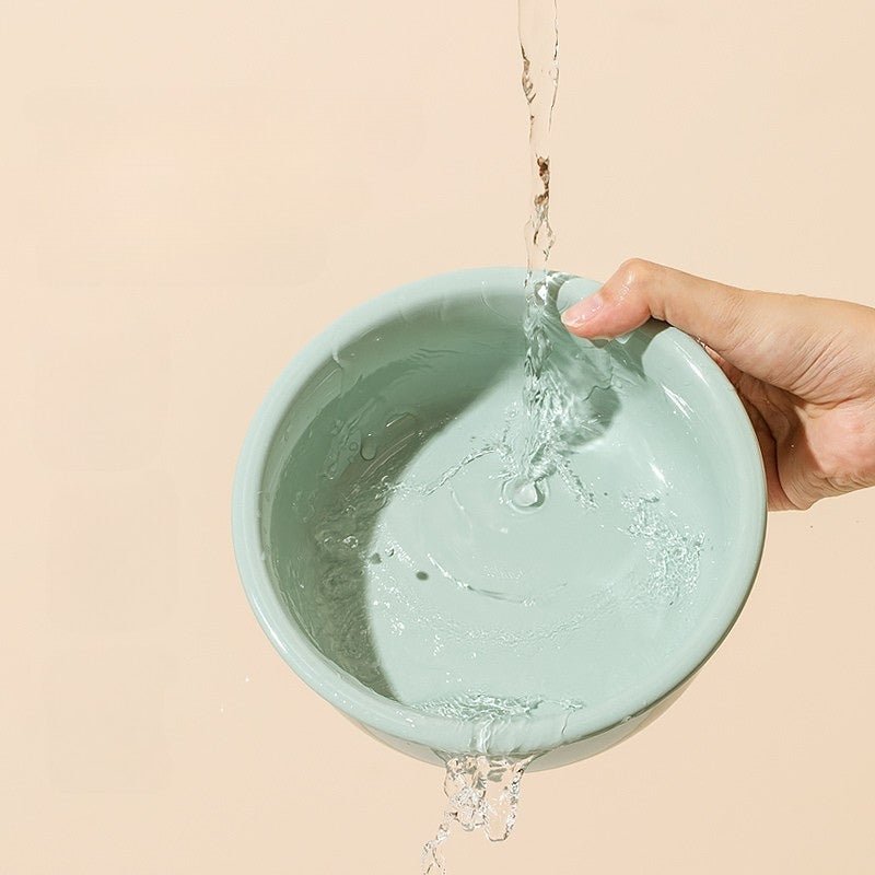 Durable Stainless Steel Cat Double Bowl