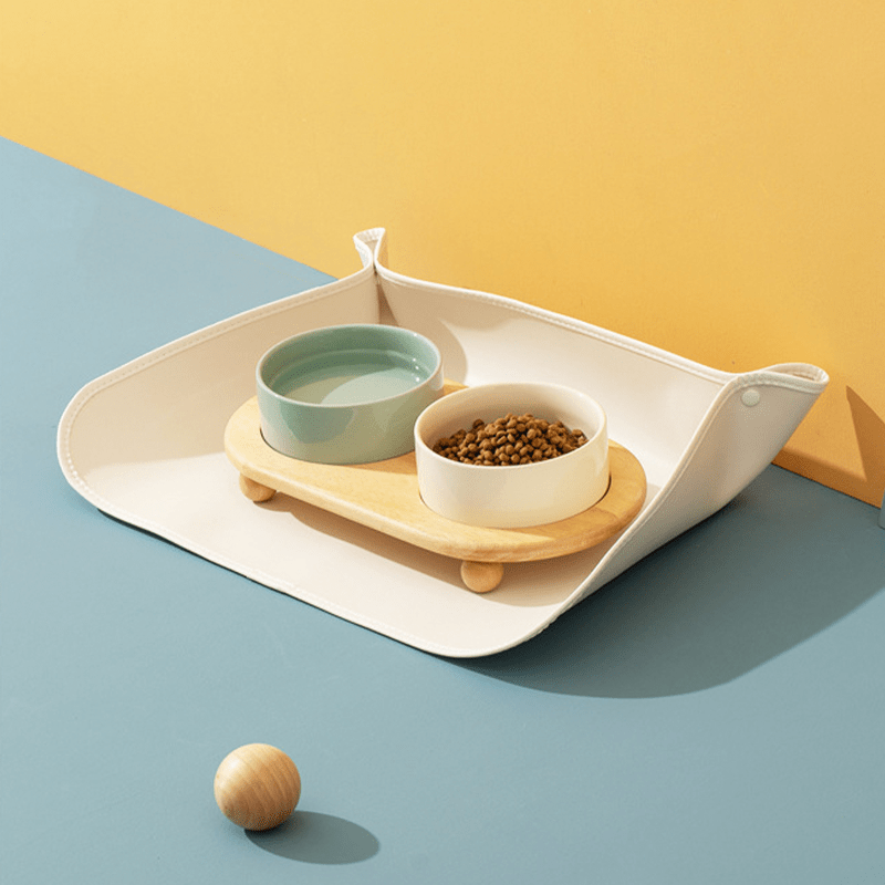 Waterproof Pet Feeding Mat Cats Dogs