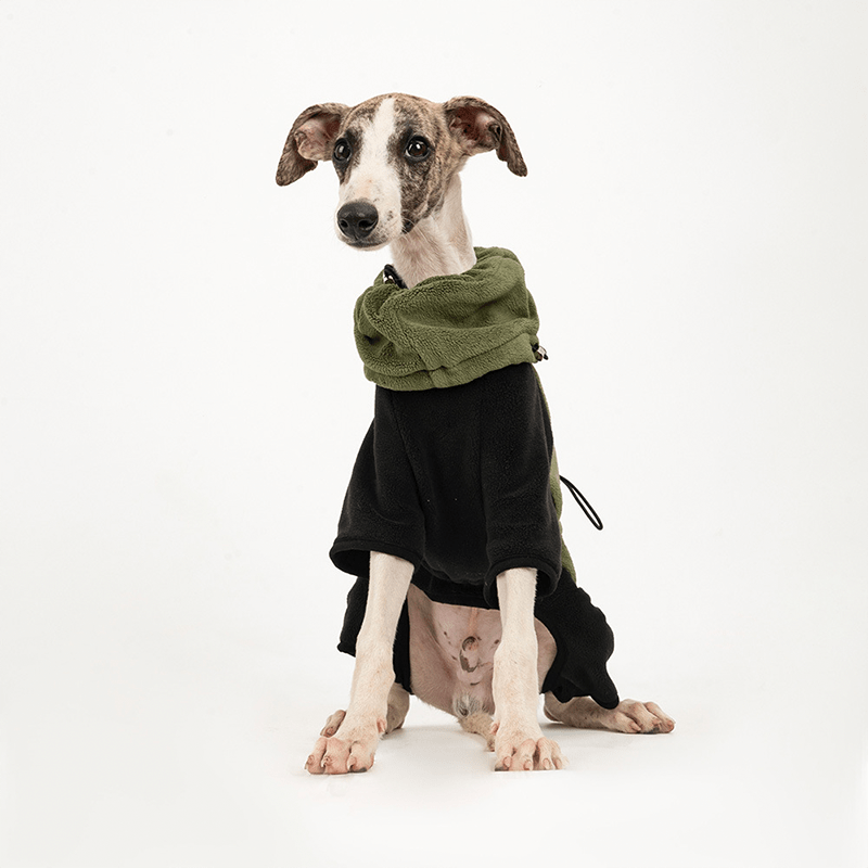 Warm Polar Fleece Greyhound Dog Onesie