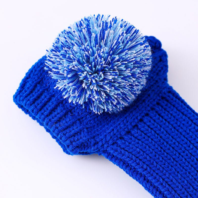 Cozy Knitted Dog Pom Beanie Hat
