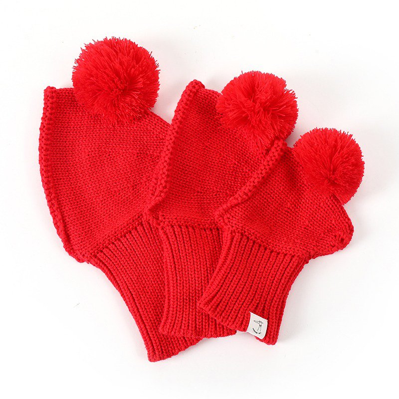 Cozy Knitted Dog Cat Hat