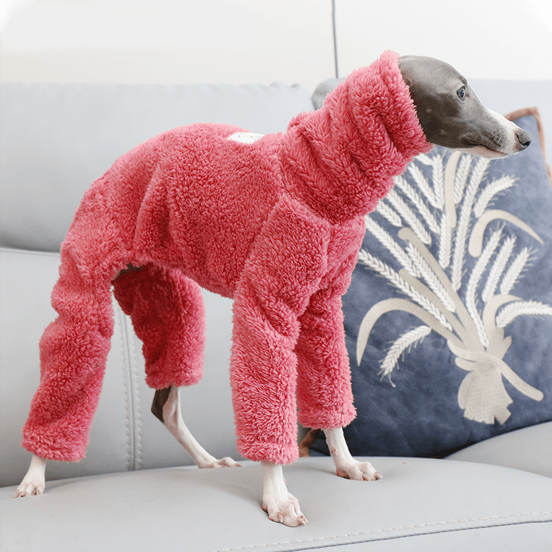 Warm Fleece Italian Greyhound Onesie