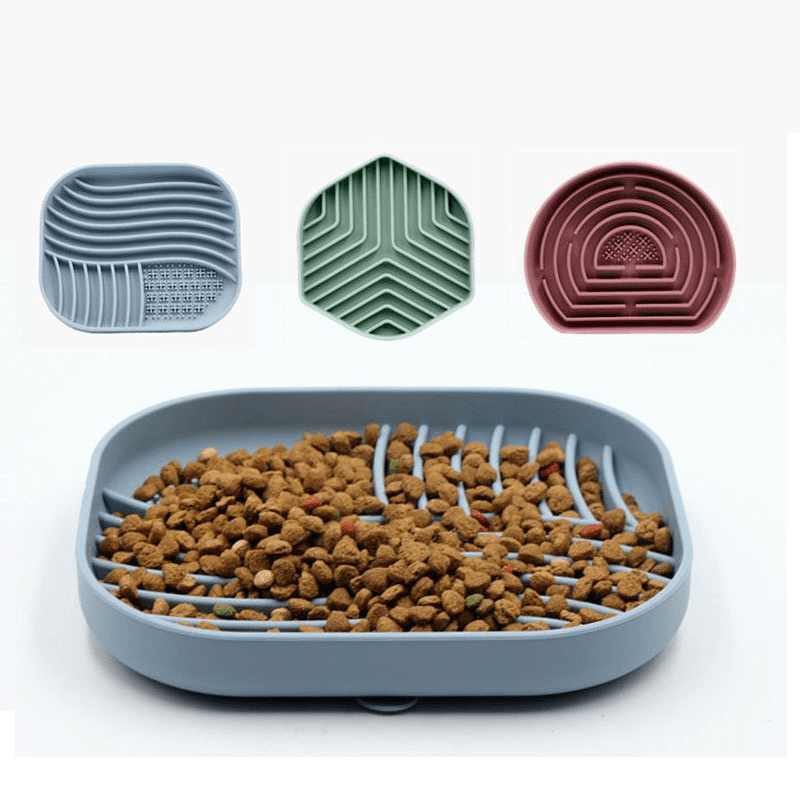 Slow Feeder Silicone Dog Puzzle Bowl